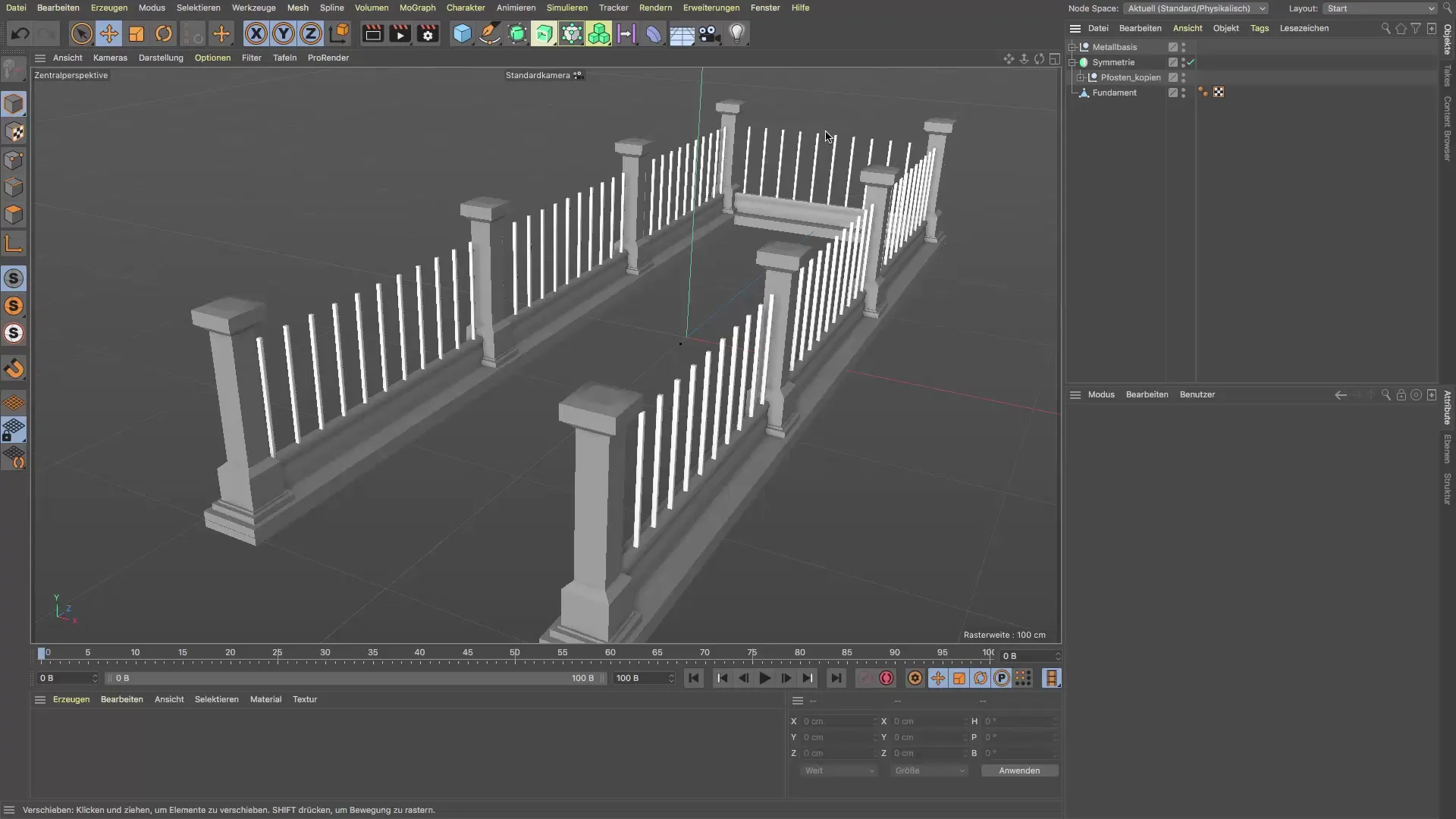 Создание идеального поручня в Cinema 4D Создание идеального перила в Cinema 4D