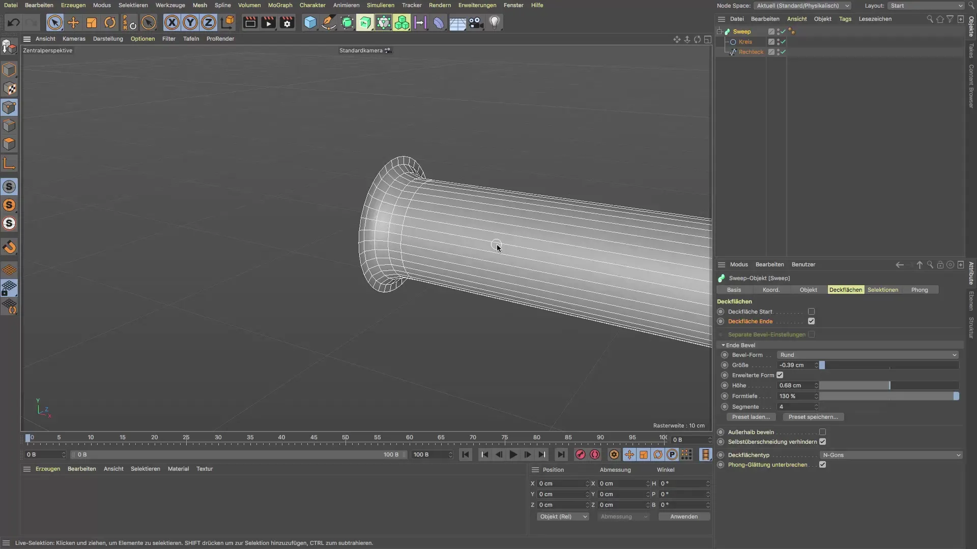 Создание крепления для перила в Cinema 4D Создание крепления для перил в Cinema 4D