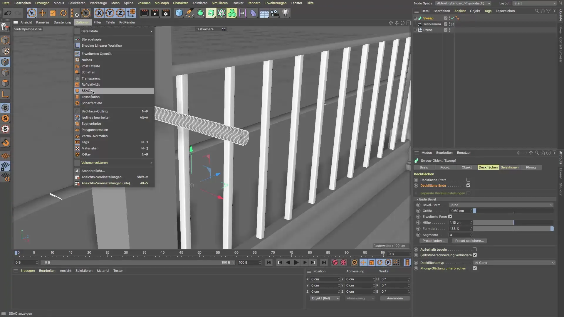Создание крепления для перил с помощью Cinema 4D Создание крепления для перил в Cinema 4D