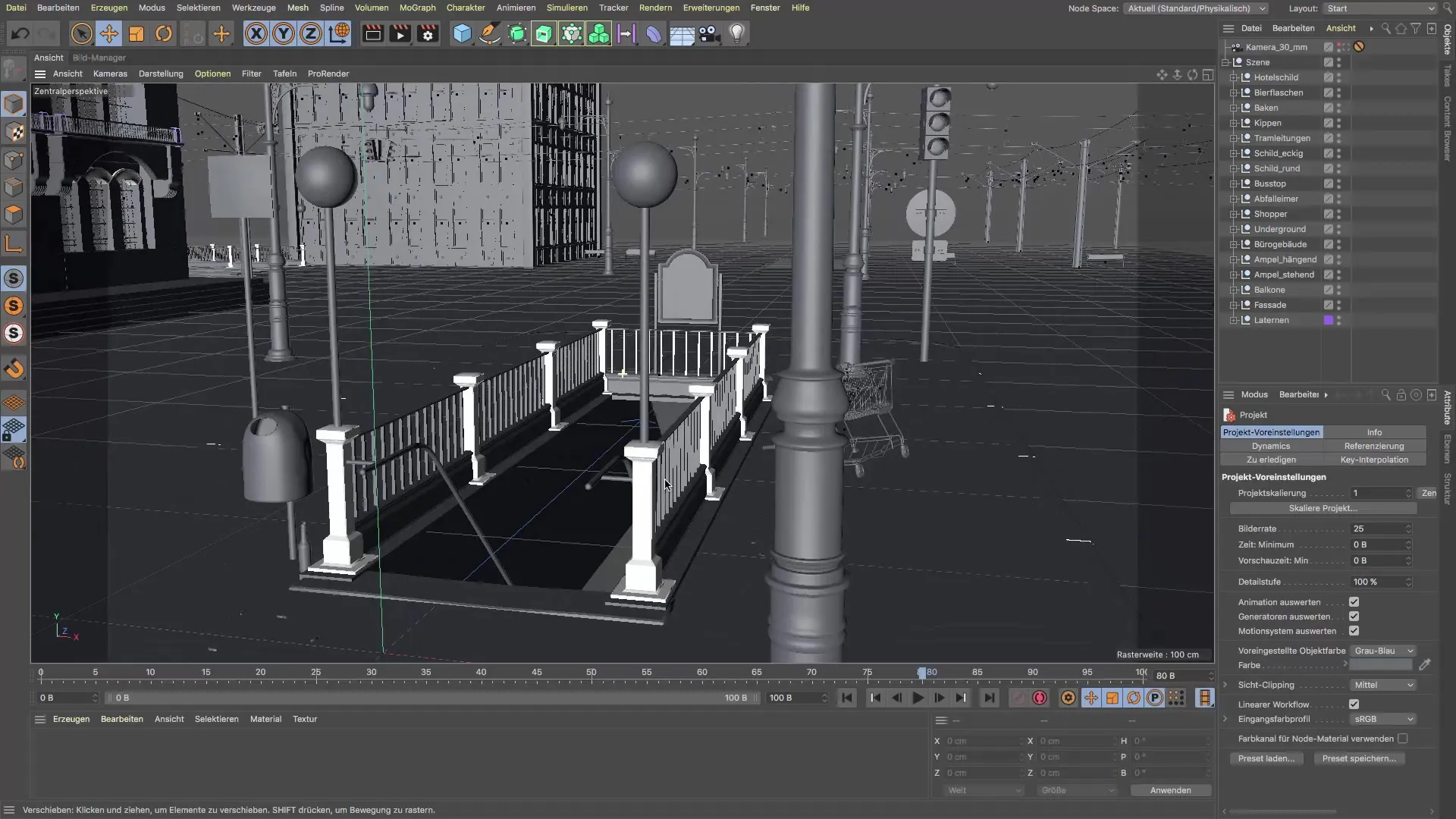 Crear un tutorial para una estación de metro en Cinema 4D Crear un tutorial de estación de metro en Cinema 4D