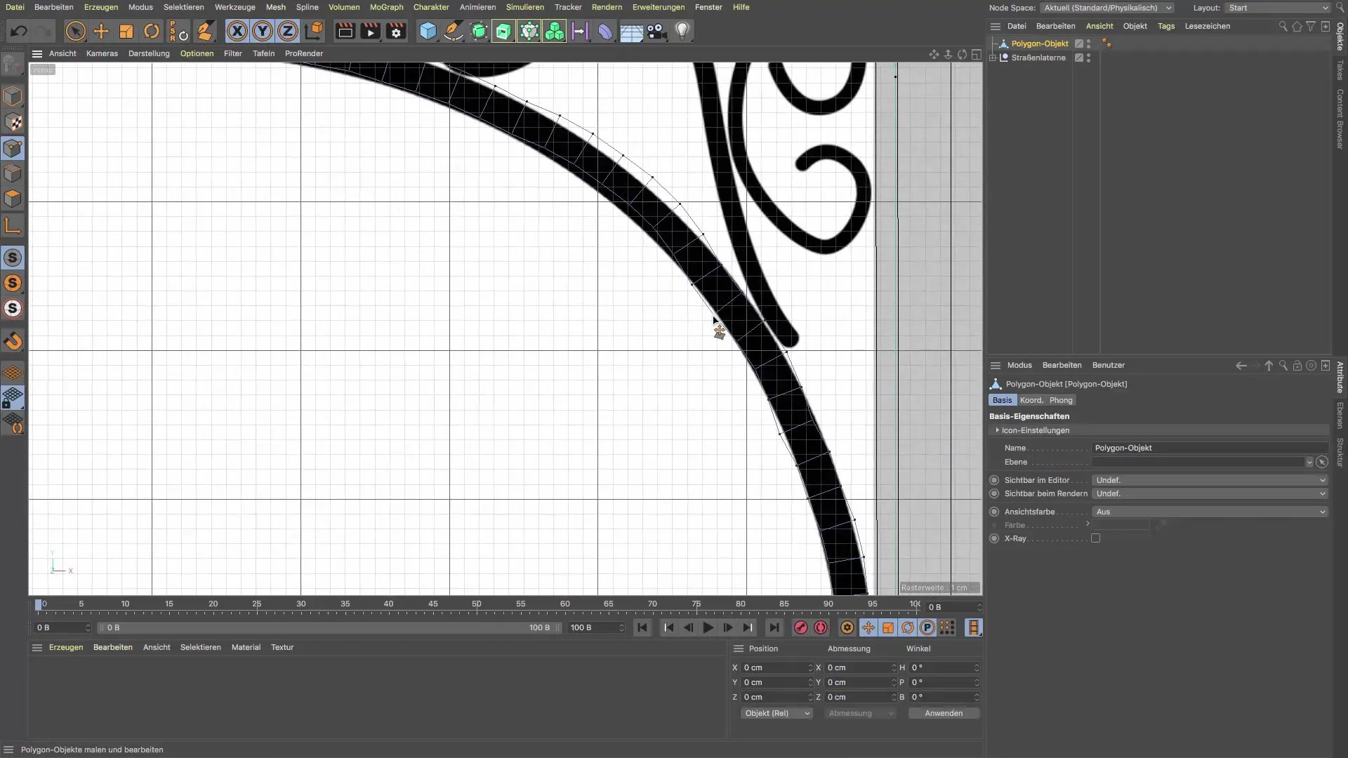 Lápiz poligonal en Cinema 4D: Diseño preciso de ornamentos Lápiz poligonal en Cinema 4D: Diseño preciso de ornamentos