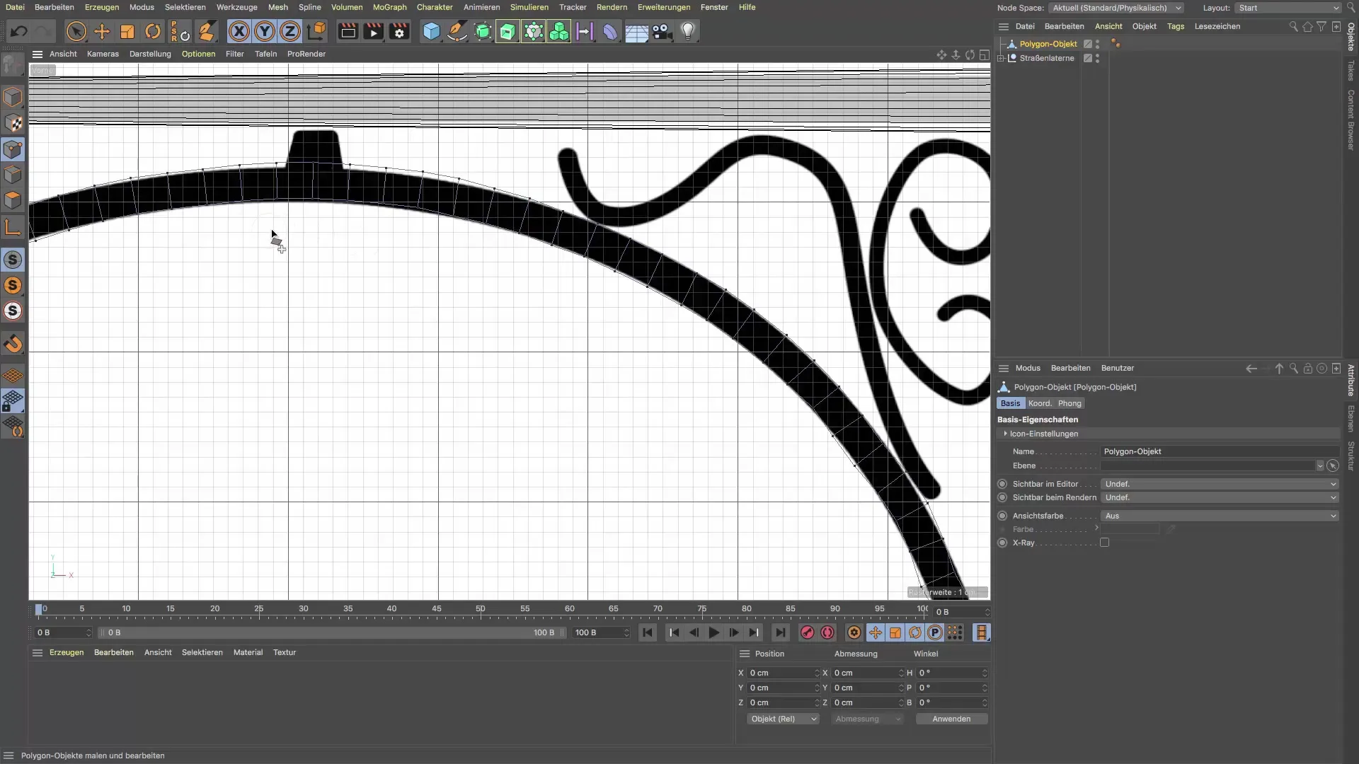 Lápiz poligonal en Cinema 4D: Diseño preciso de ornamentos Lápiz poligonal en Cinema 4D: Diseño preciso de ornamentos