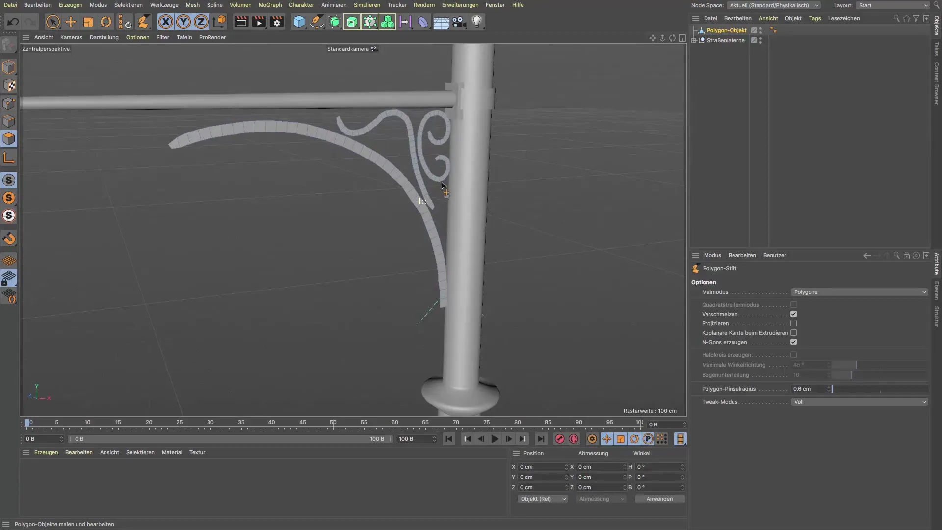 Lápiz poligonal en Cinema 4D: Diseño preciso de ornamentos Lápiz poligonal en Cinema 4D: Diseño preciso de ornamentos