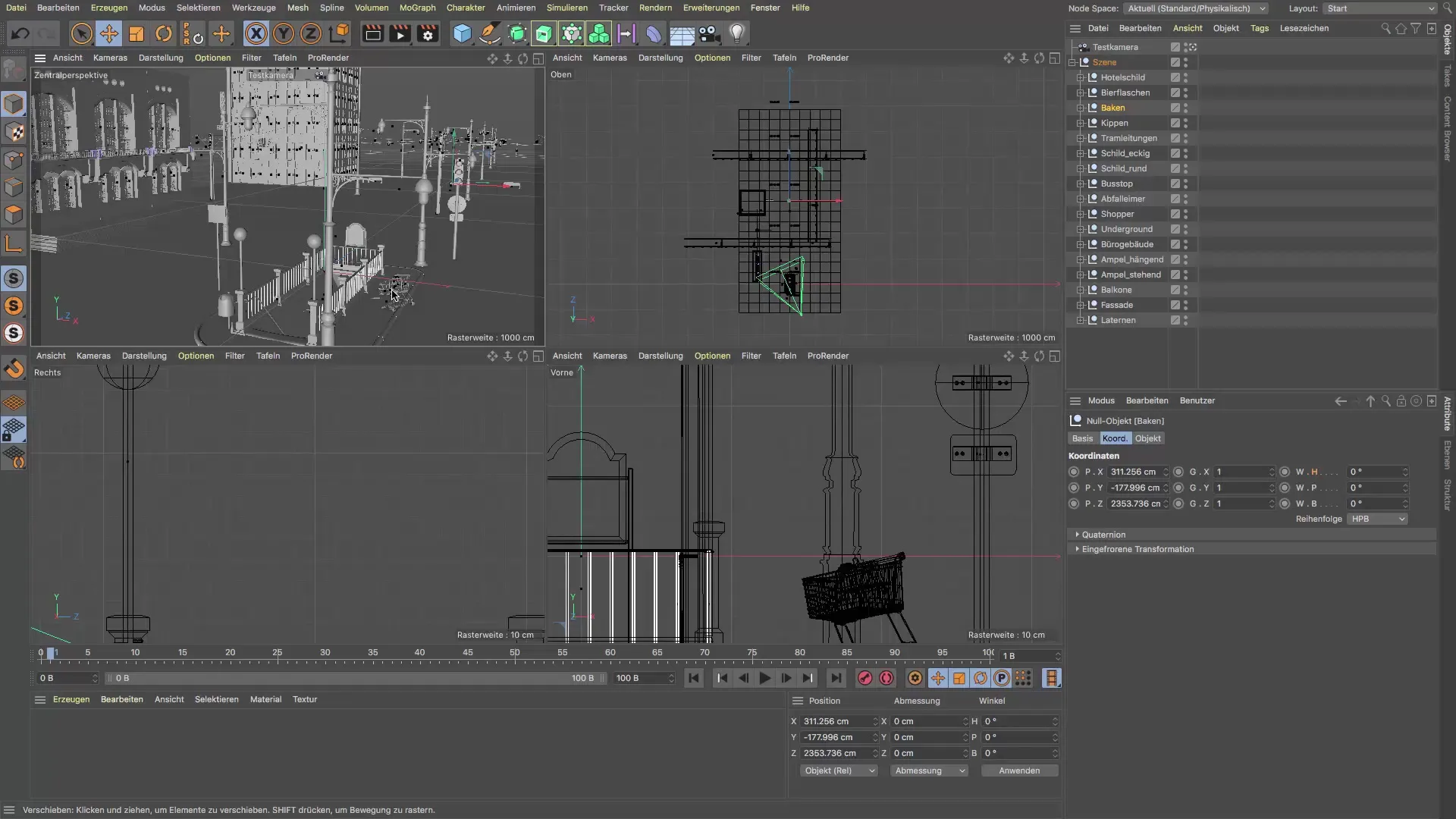 Construcción efectiva de escenas de metro con Cinema 4D Construyendo escenas de metro de manera efectiva con Cinema 4D