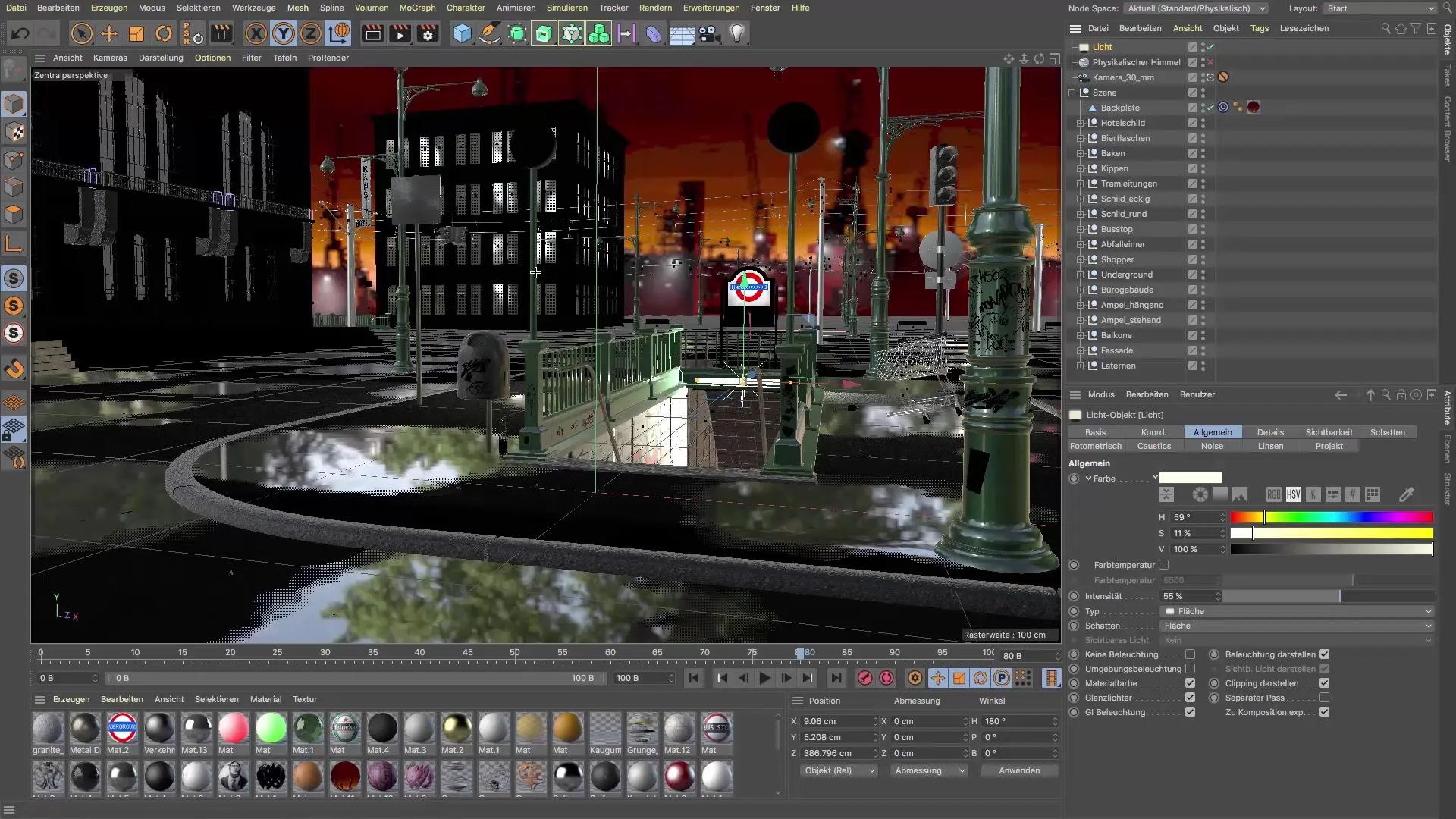 Luces de neón en Cinema 4D: Un tutorial paso a paso Luces de neón en Cinema 4D: Un tutorial paso a paso