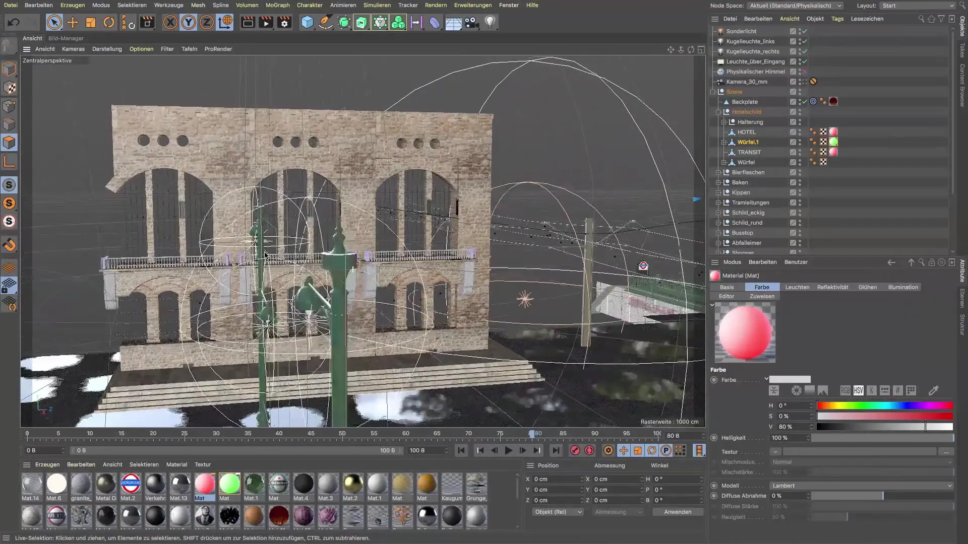 Iluminación de fachadas en Cinema 4D: Tutorial para escenas vivas Iluminación de fachadas en Cinema 4D: Tutorial para escenas vibrantes