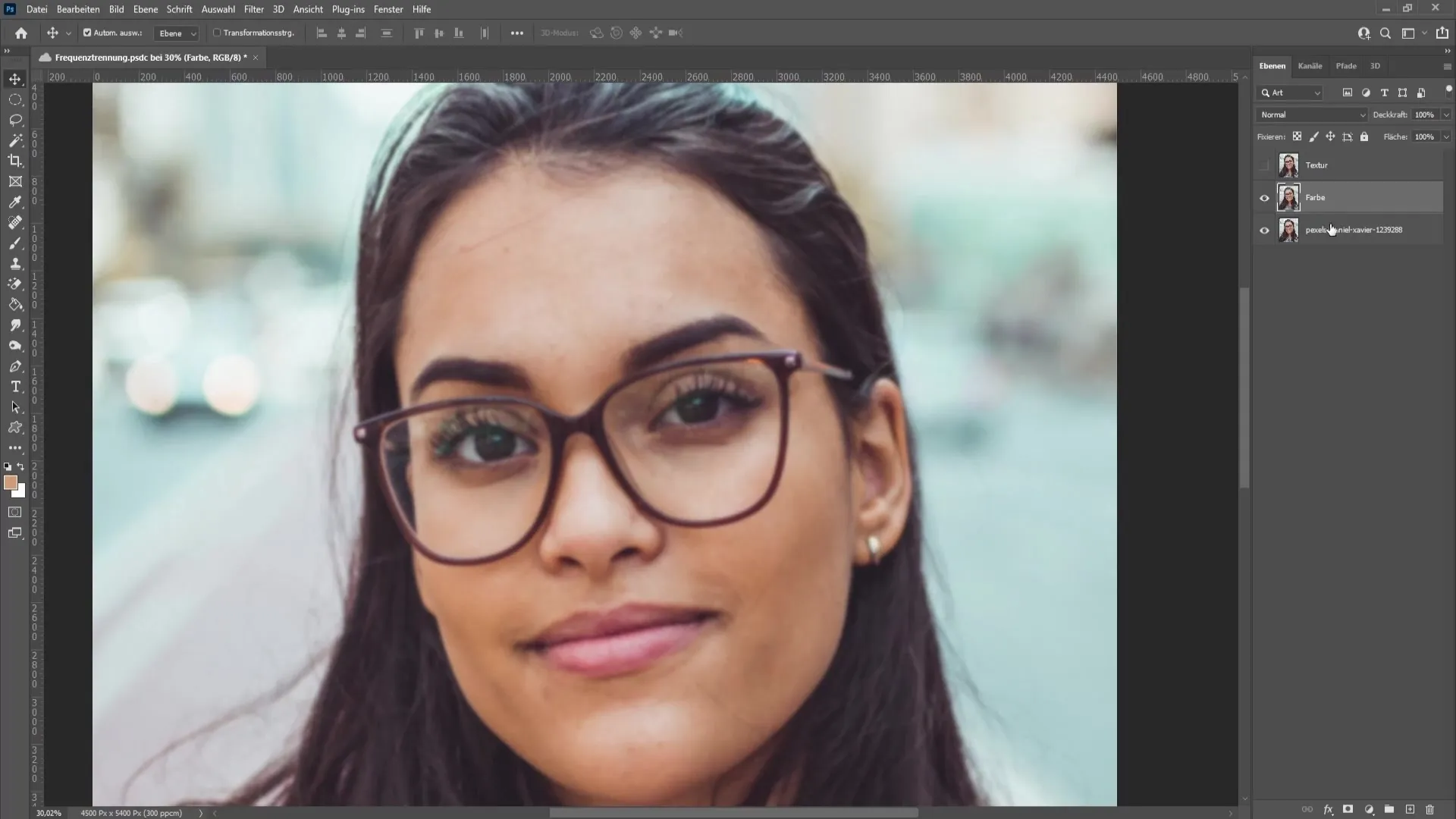 Separazione delle frequenze in Photoshop: realizzata in modo efficace e semplice