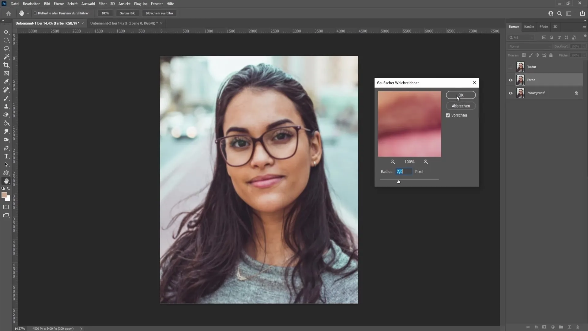 Separazione delle frequenze in Photoshop: realizzata in modo efficace e semplice