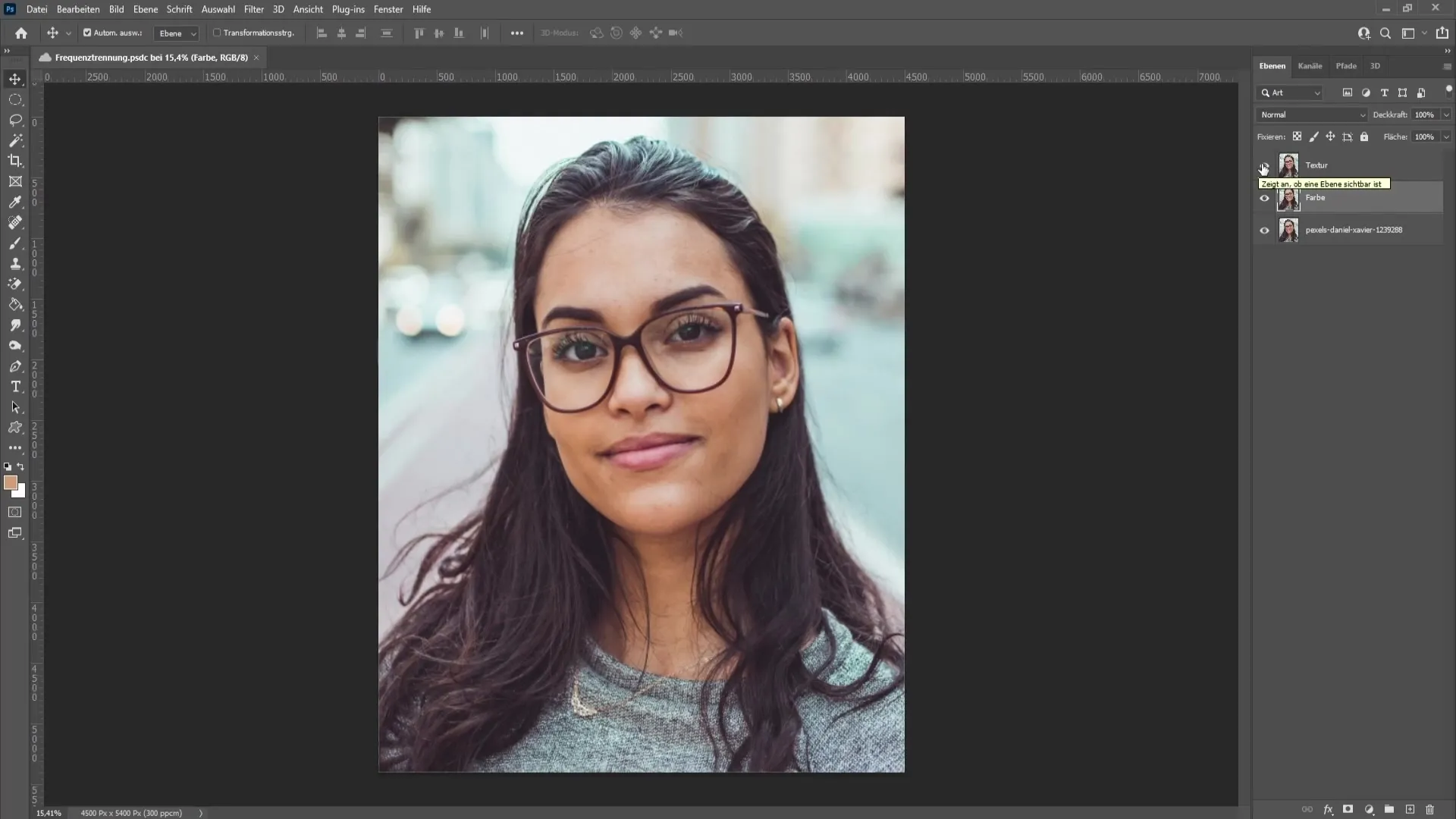 Separazione delle frequenze in Photoshop: realizzata in modo efficace e semplice