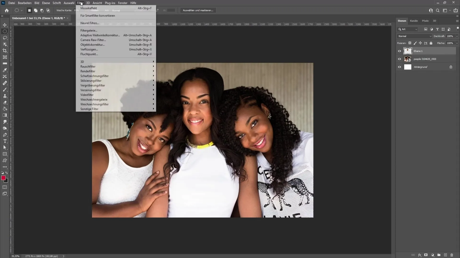 A facele recunoscute în Photoshop - un ghid pas cu pas