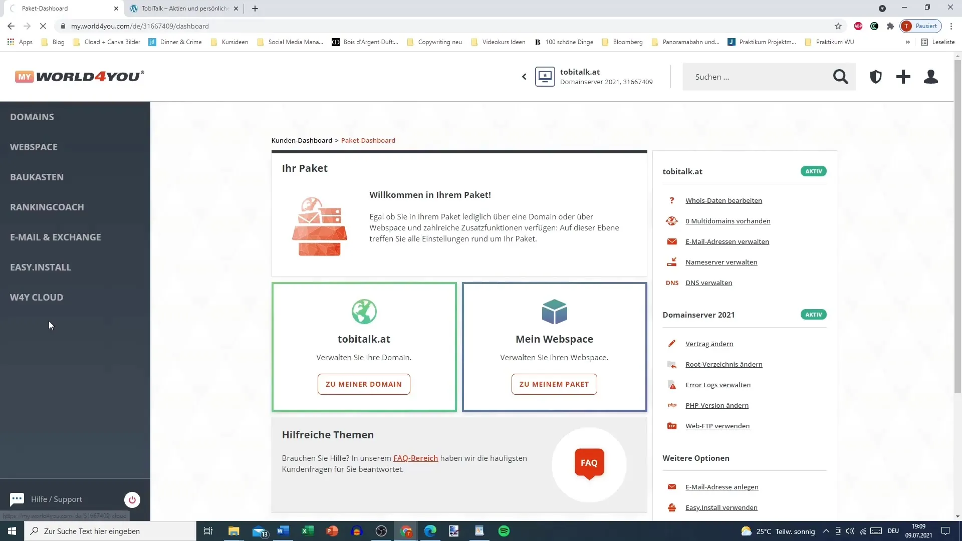 WordPressi installatsioon Easy Installiga WordPressi installatsioon Easy Installiga