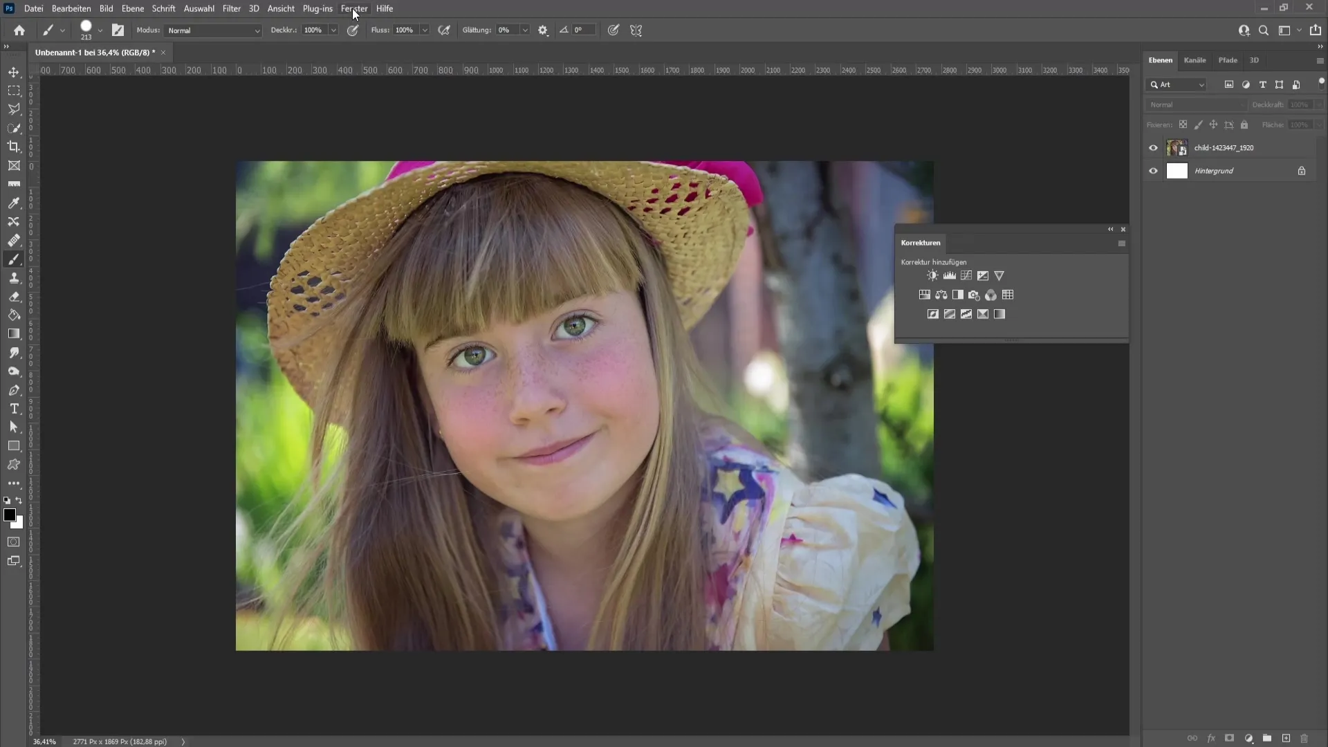 Hautrötungen professionell entfernen – Photoshop-Anleitung