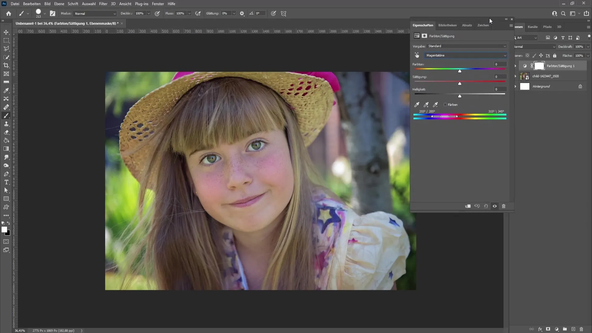 Hautrötungen professionell entfernen – Photoshop-Anleitung