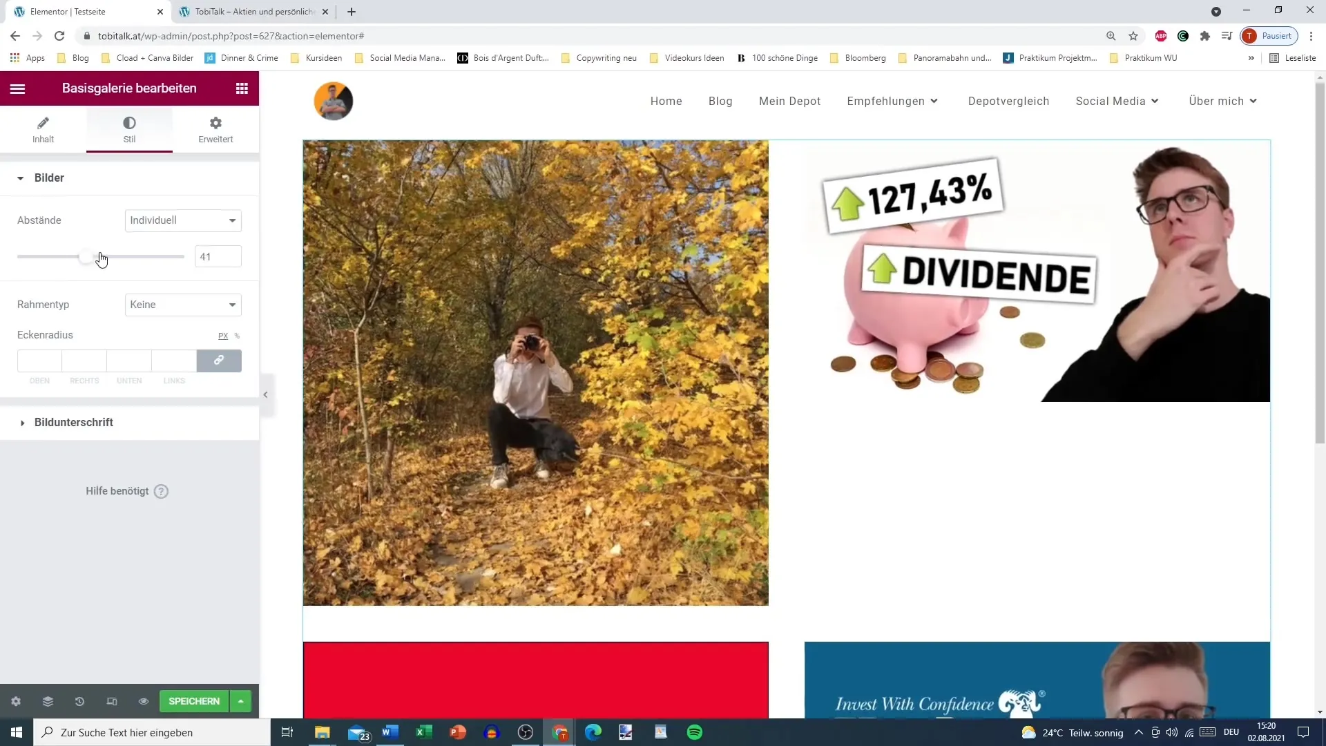 Tõhusate pildigalerii loomine Elementor'is