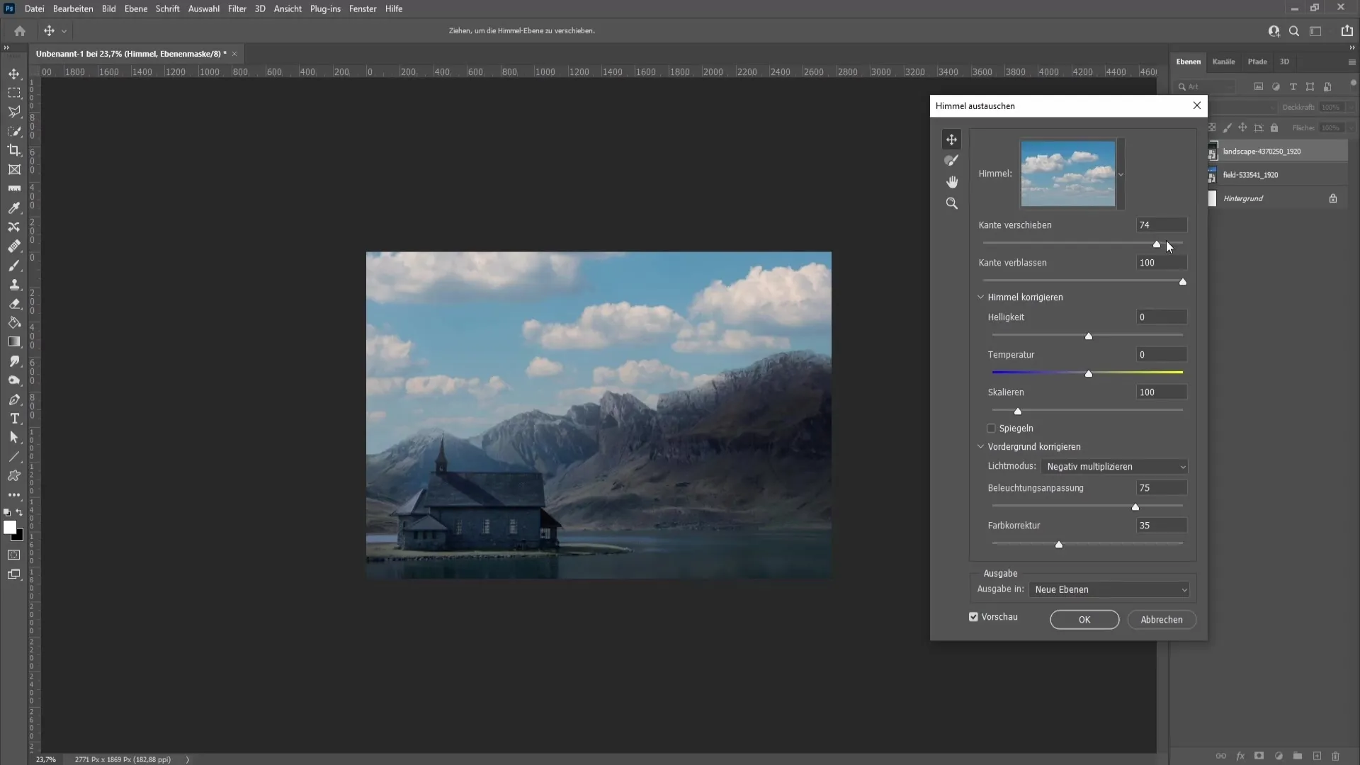 Replacing the sky made easy - the best Photoshop techniques