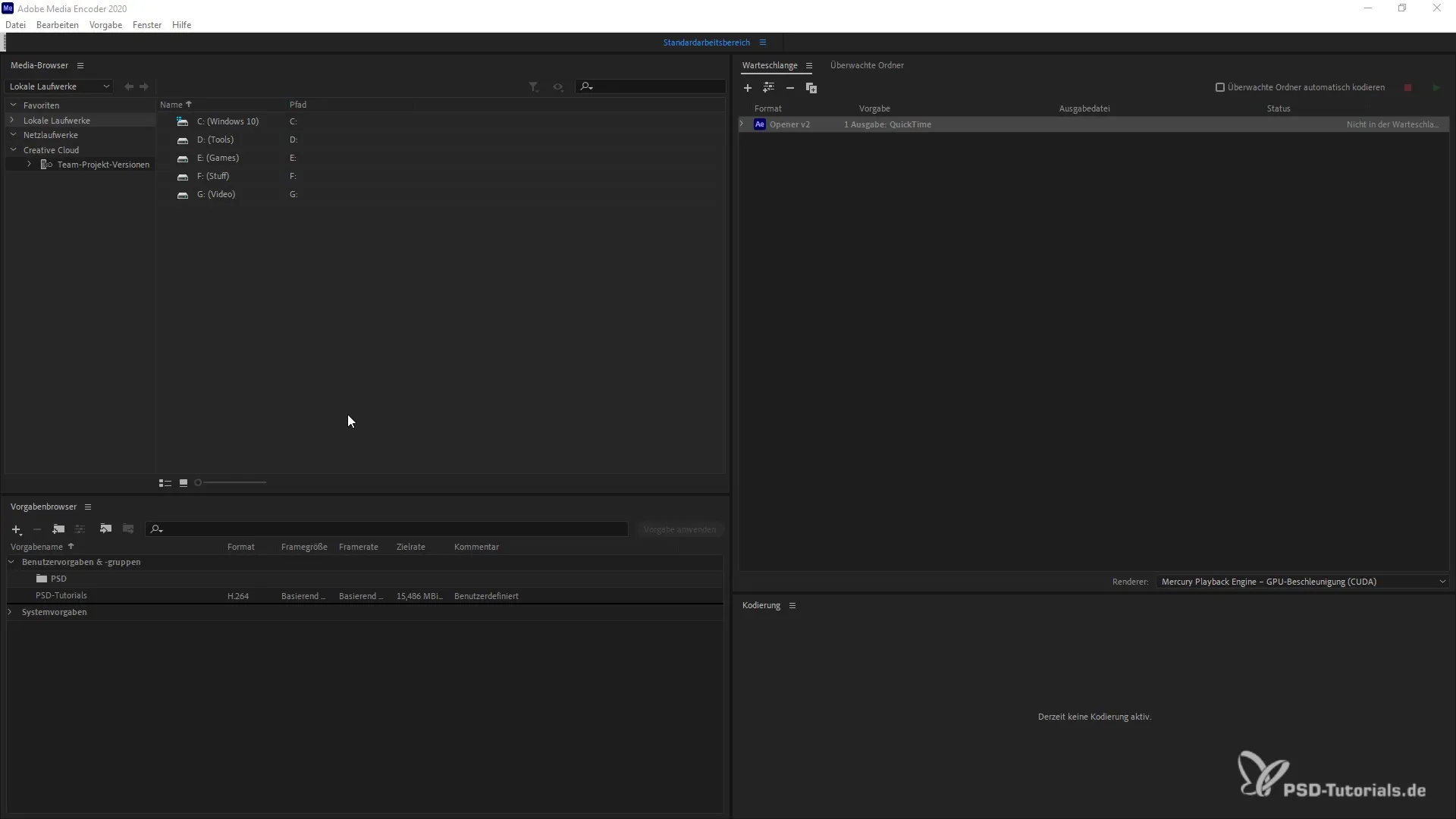 Adobe Media Encoder 2020: Synchronisation optimal nutzen Adobe Media Encoder 2020: Synchronisation optimal nutzen
