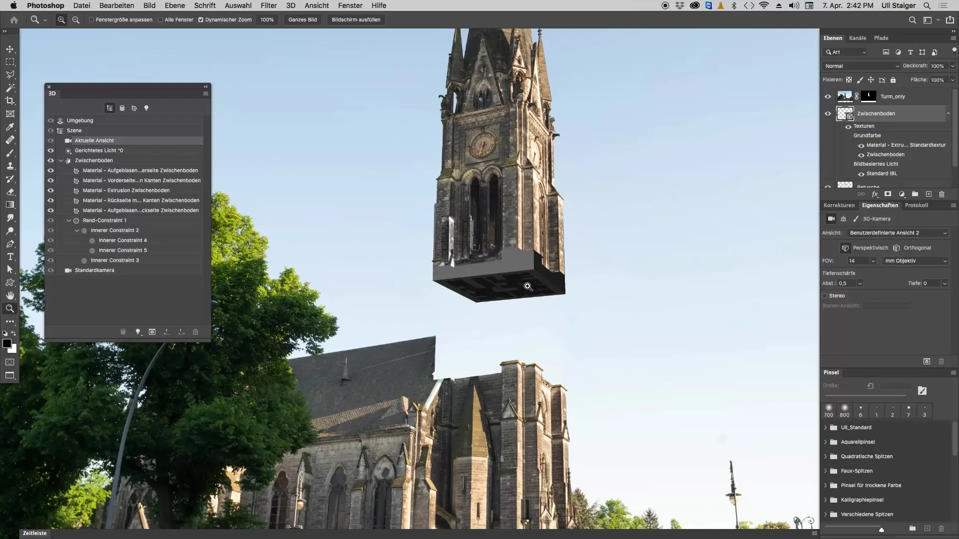 Texturierung und Anpassung von 3D-Modellen in Photoshop Texturierung und Anpassung von 3D-Modellen in Photoshop