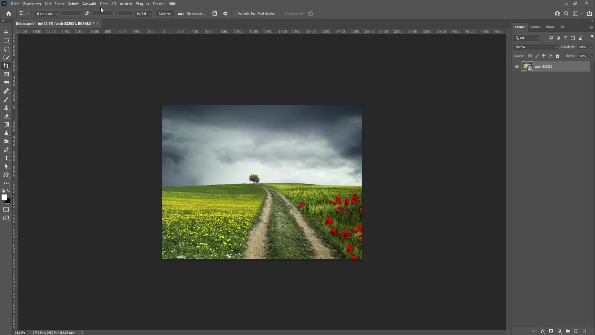Corecția perfectă a orizontului - ușor de făcut în Photoshop