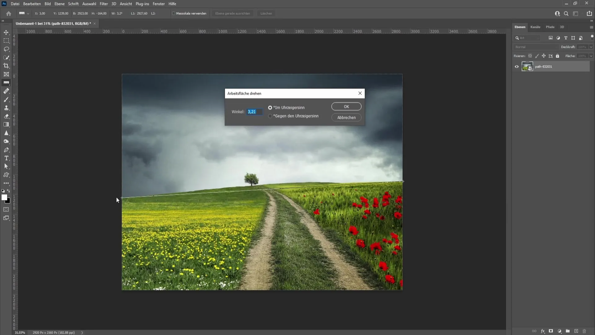 Corectarea perfectă a orizontului - ușor de făcut în Photoshop