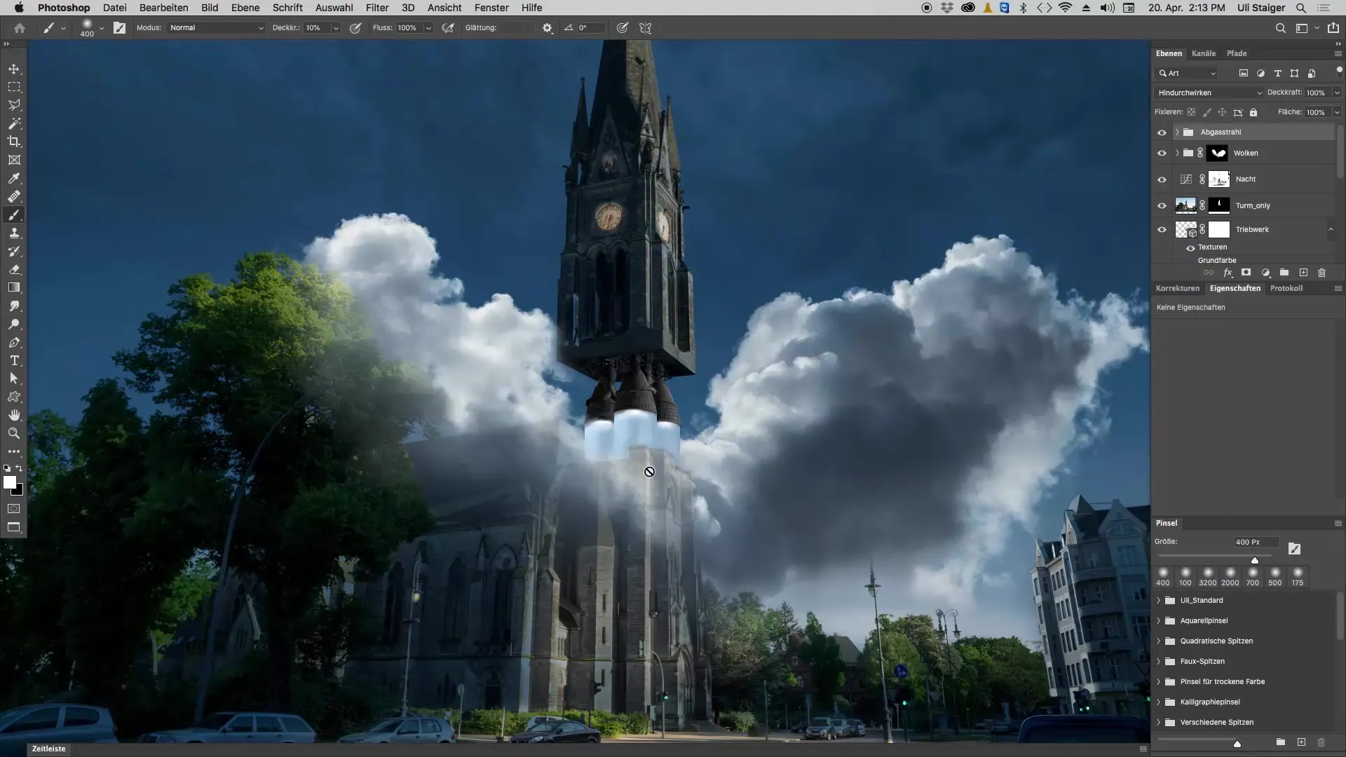 Create impressive exhaust lights in Photoshop Create exhaust lights effectively in Photoshop