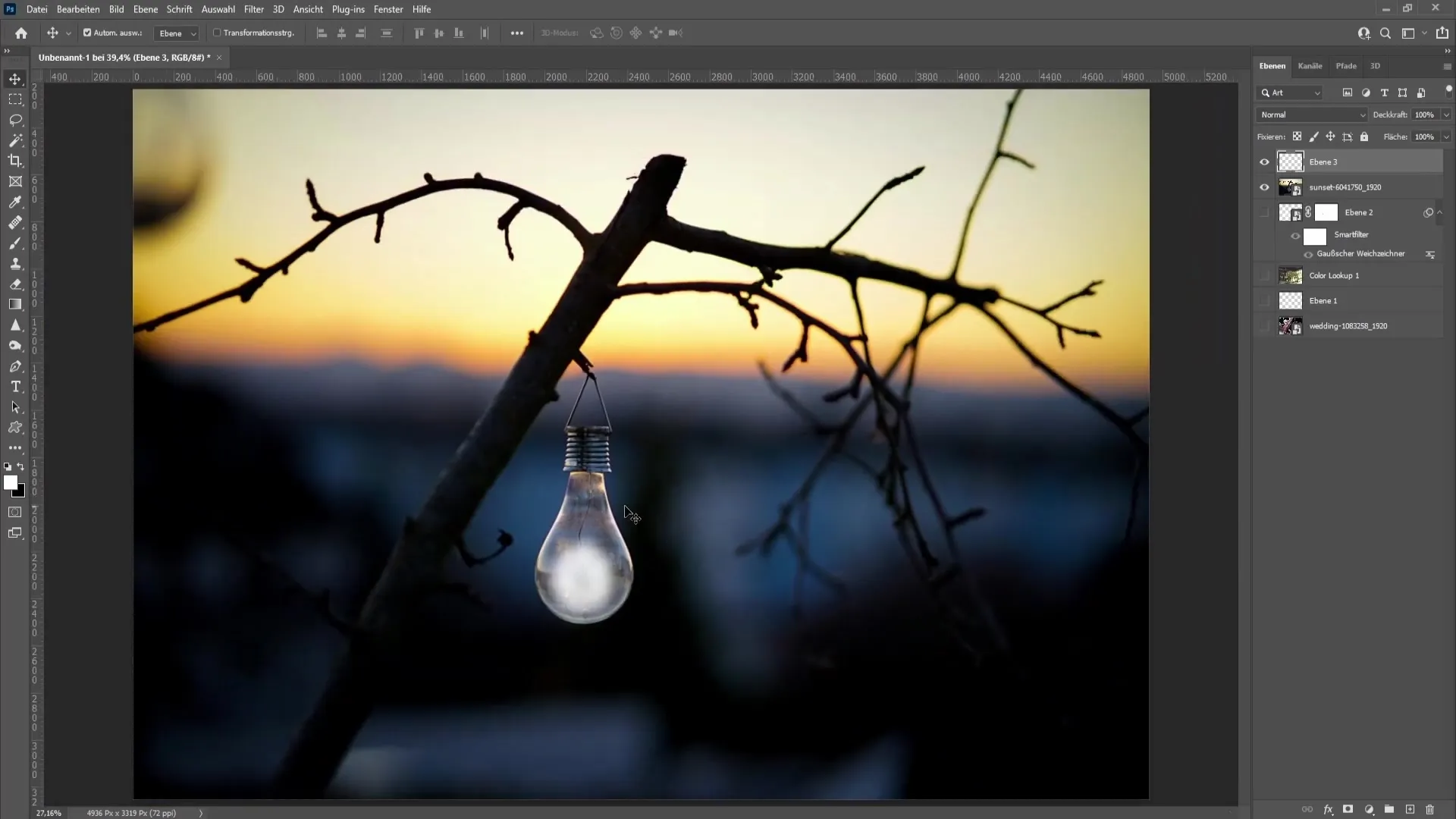 Creare luce artificiale in Photoshop - Una guida passo passo
