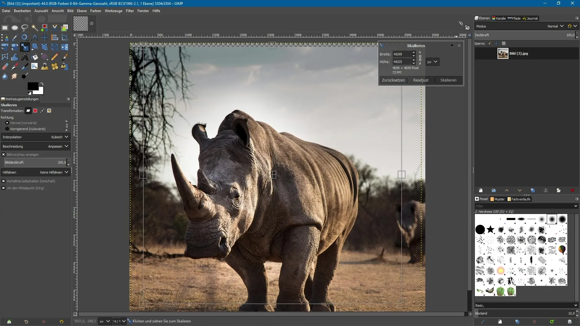 GIMP 2.10: Herramienta de escalado optimizada para una mejor edición de imágenes GIMP 2.10: Herramienta de escalado optimizada para una mejor edición de imágenes