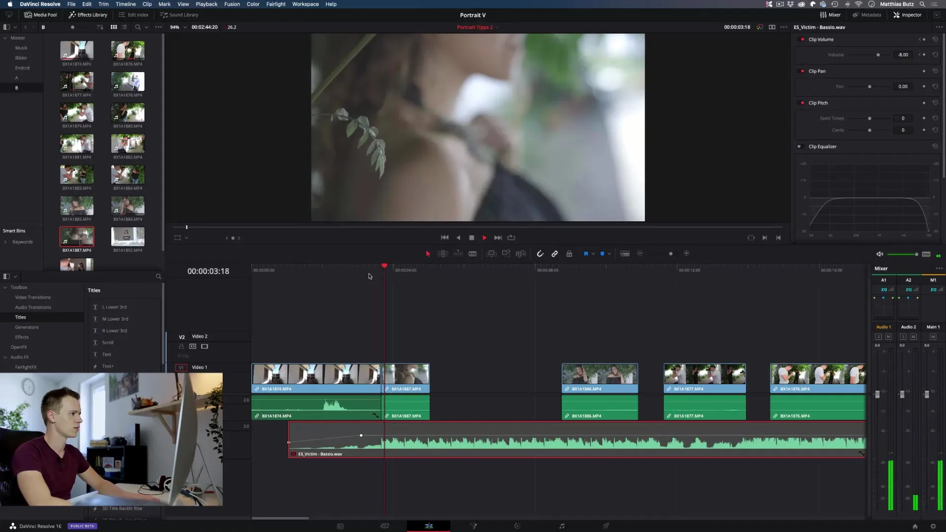Video Editing in DaVinci Resolve - Practical Tips Video Editing in DaVinci Resolve - Practical Tips