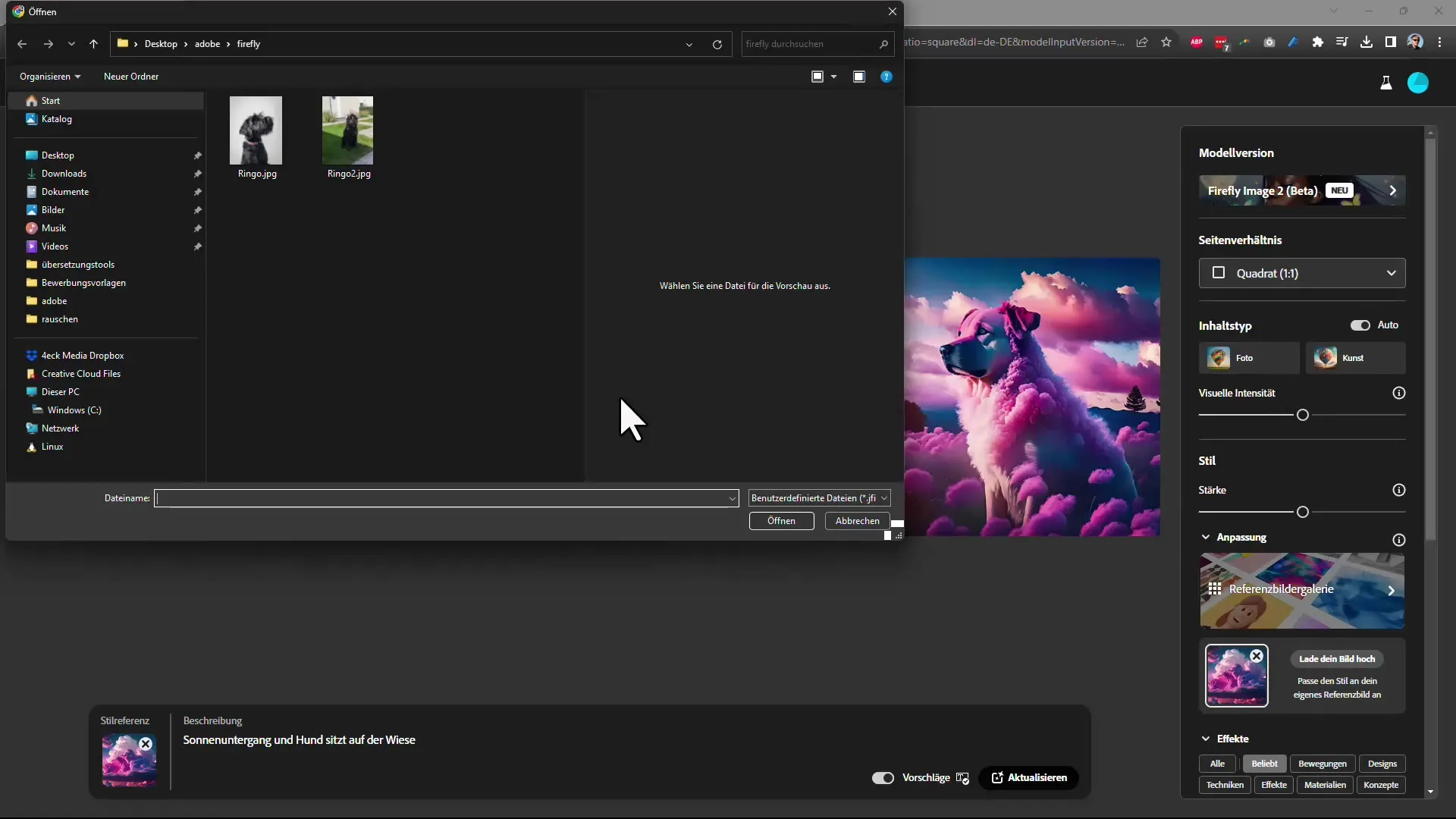 Adobe Firefly: Noile funcționalități din modelul 2 (octombrie 2023)