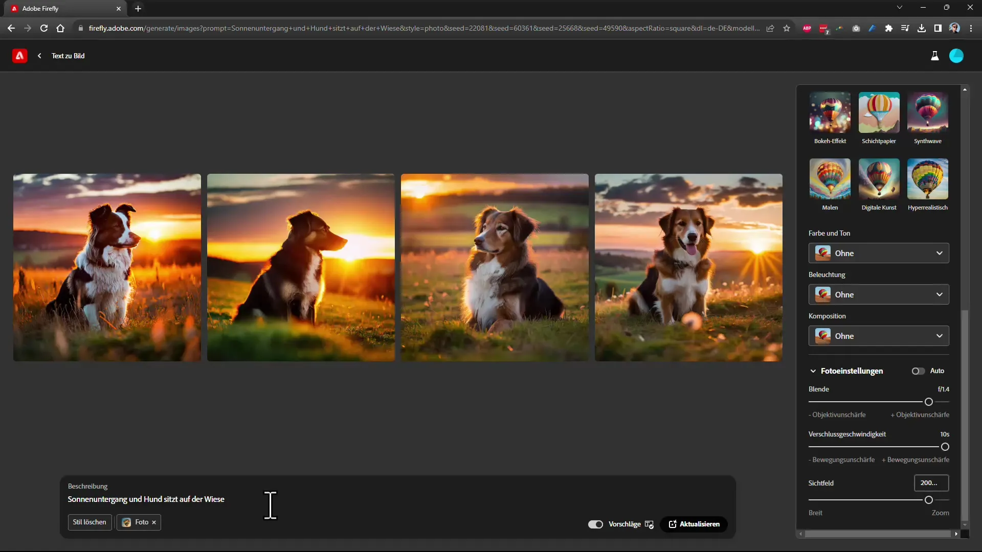 Adobe Firefly: Noi funcționalități în modelul 2 (octombrie 2023)