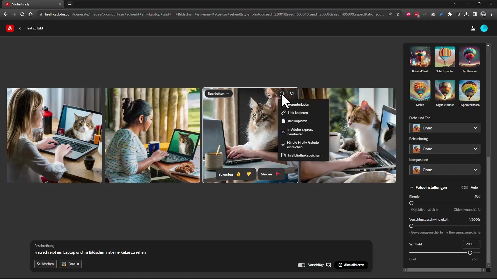 Adobe Firefly: Noi funcționalități în modelul 2 (octombrie 2023)