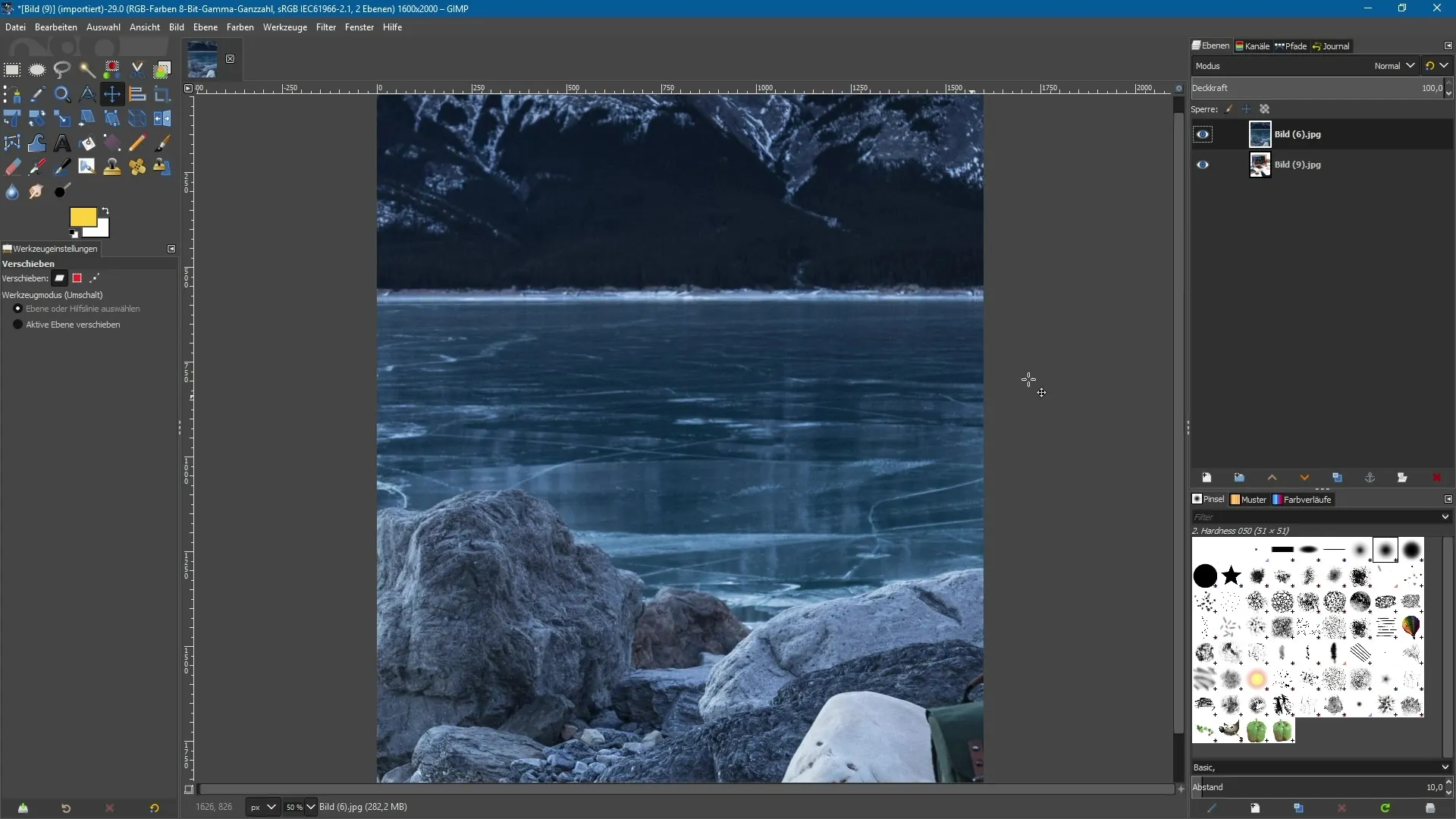 GIMP 2.10: Herramienta de transformación unificada en detalle GIMP 2.10: Herramienta de transformación unificada en detalle