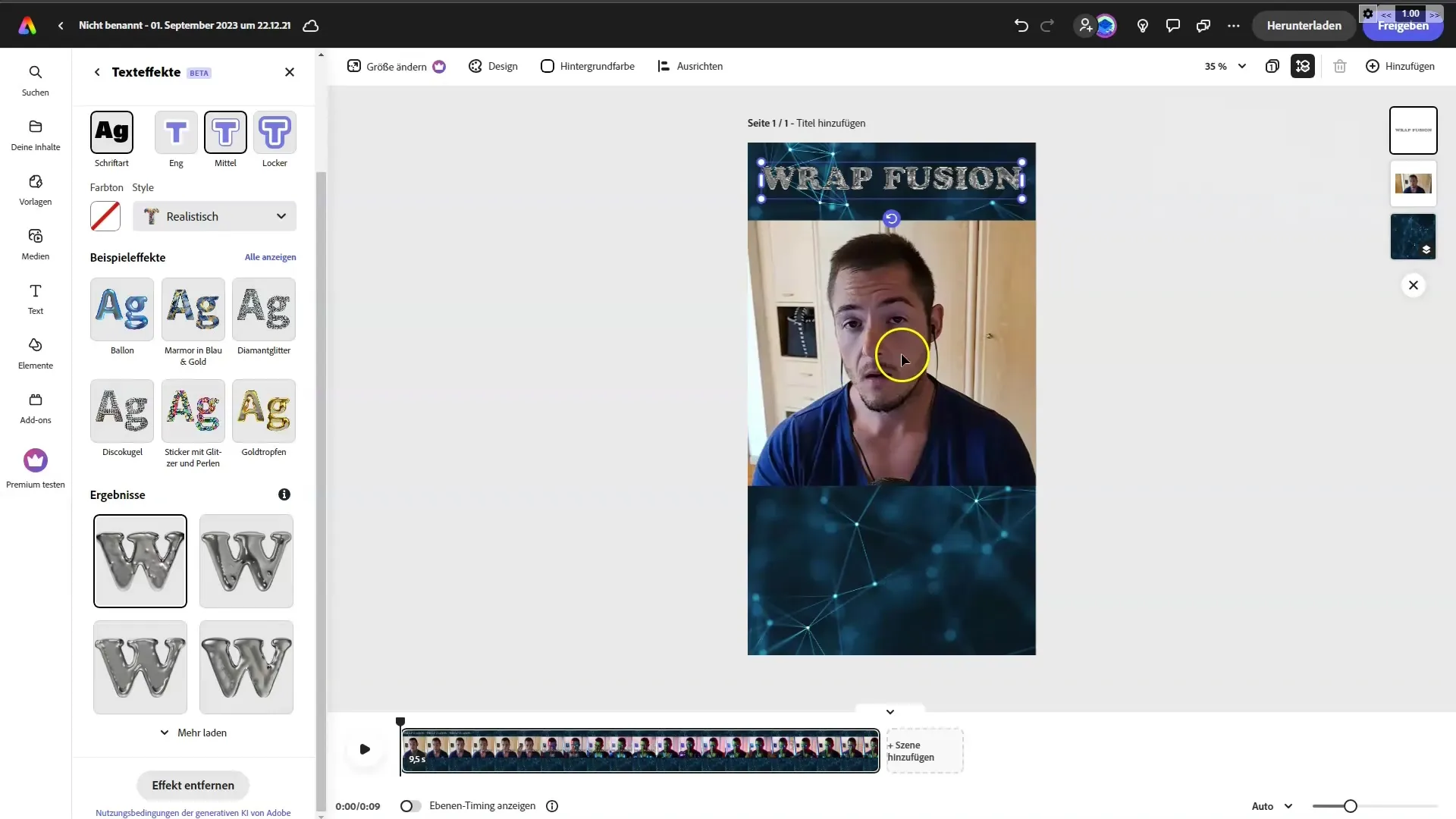 Create creative Instagram Reels with AI script in Adobe Firefly