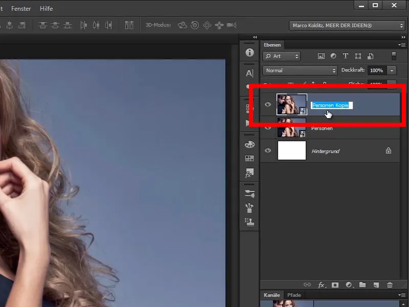 Photoshop composing - Fire and ice - Part 02: Creating contours in preparation for the fire