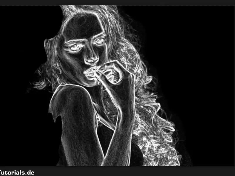 Photoshop composing - Fire and ice - Part 02: Creating contours in preparation for the fire