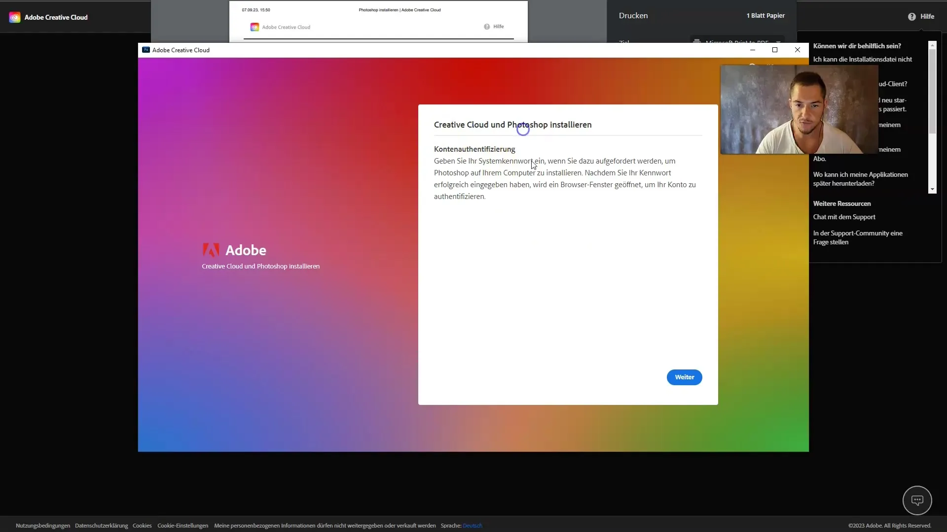 Adobe Firefly: Instalează Creative Cloud și Photoshop Beta - ghid pas cu pas