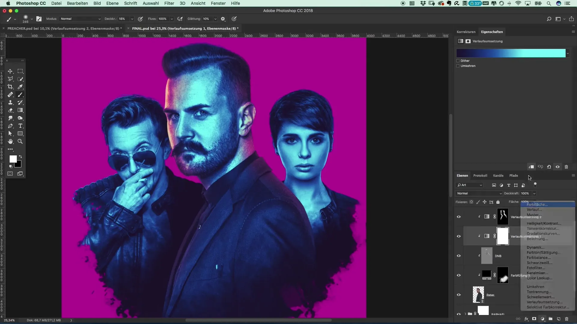 Filmplakat erstellen im Stil von Preacher Filmplakat erstellen im Stil von Preacher