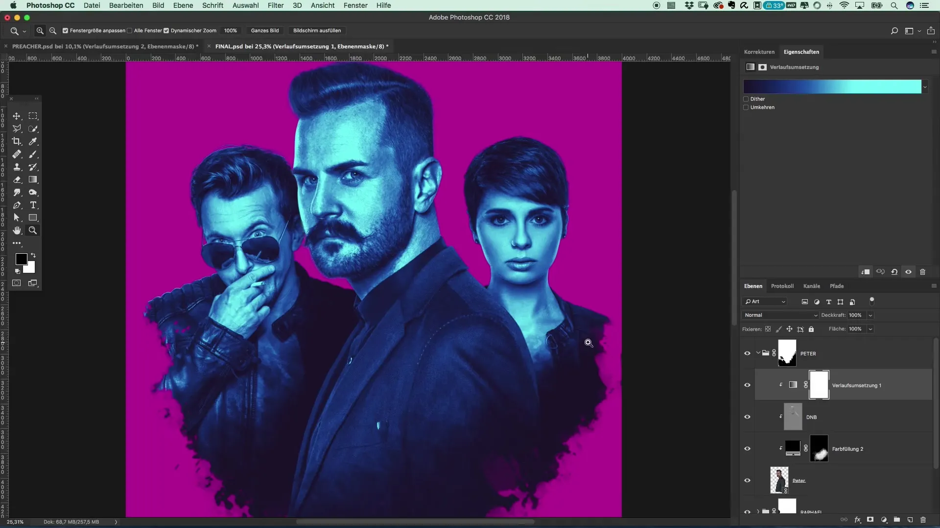 Filmplakat erstellen im Stil von Preacher Filmplakat erstellen im Stil von Preacher