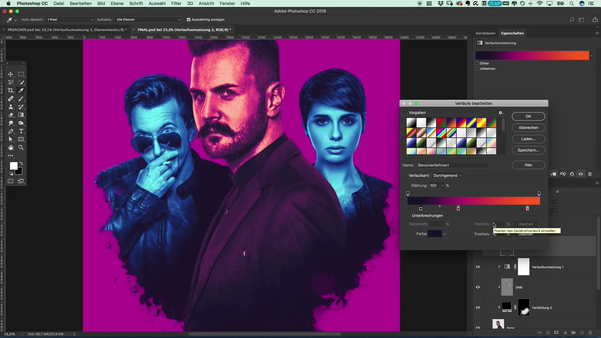 Filmplakat erstellen im Stil von Preacher Filmplakat erstellen im Stil von Preacher