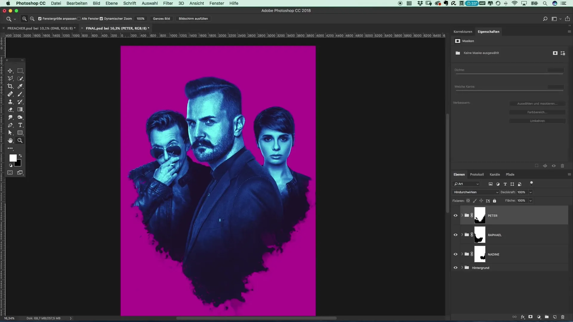 Farblook im Preacher-Stil erstellen – Photoshop leicht gemacht Farblook im Preacher-Stil erstellen – Photoshop leicht gemacht