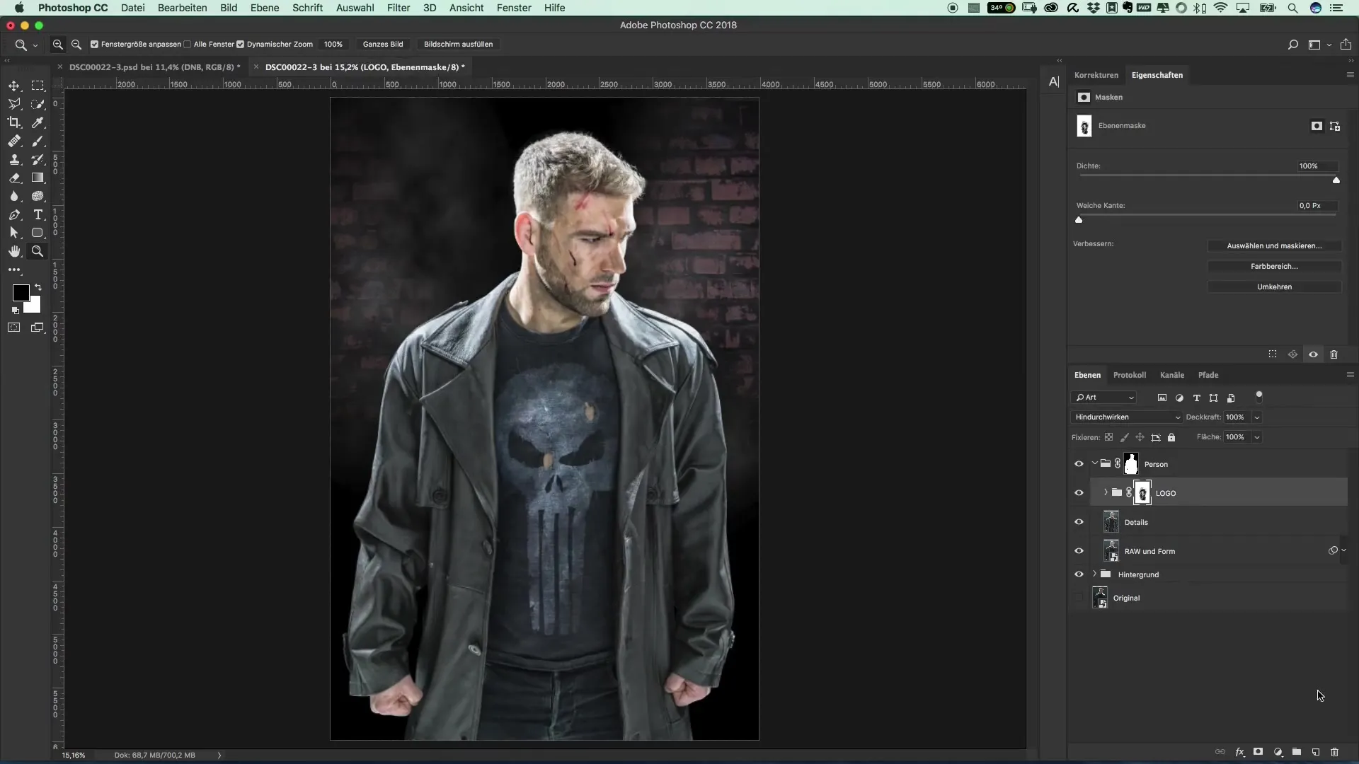 Adjustment of brightness and lighting for dark film looks Adjustment of brightness and light for dark film looks