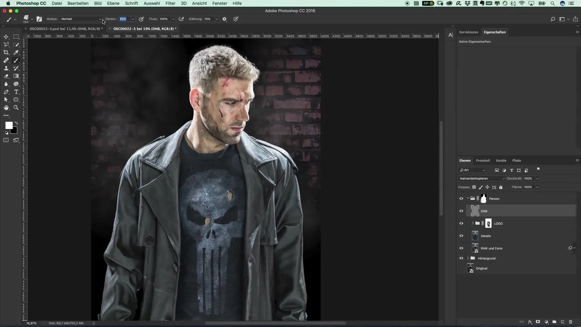 Adjustment of brightness and lighting for dark film looks Adjustment of brightness and lighting for dark film looks