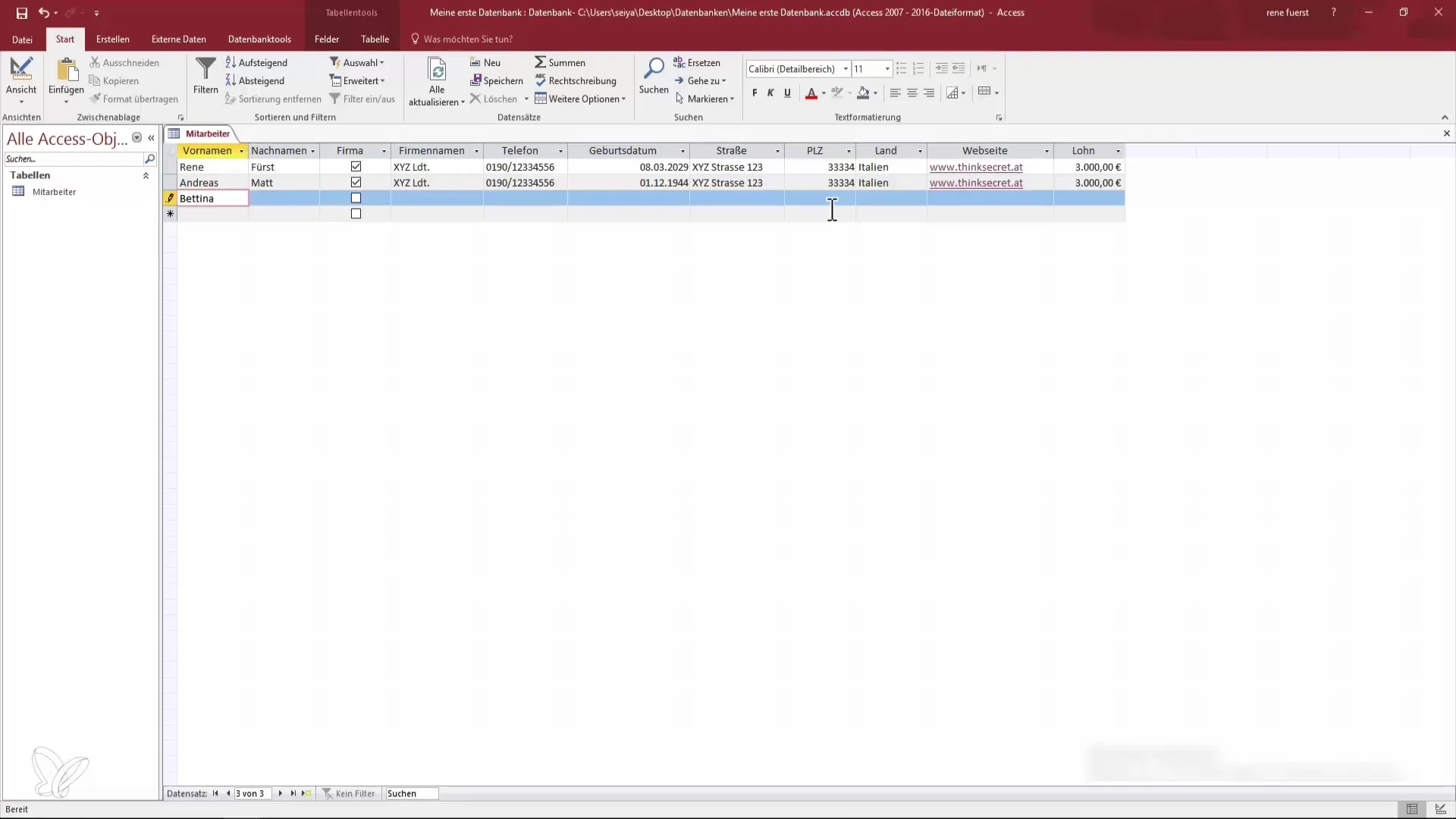 Crear registros de empleados en Access de manera eficiente Crear registros de empleados en Access de manera eficiente