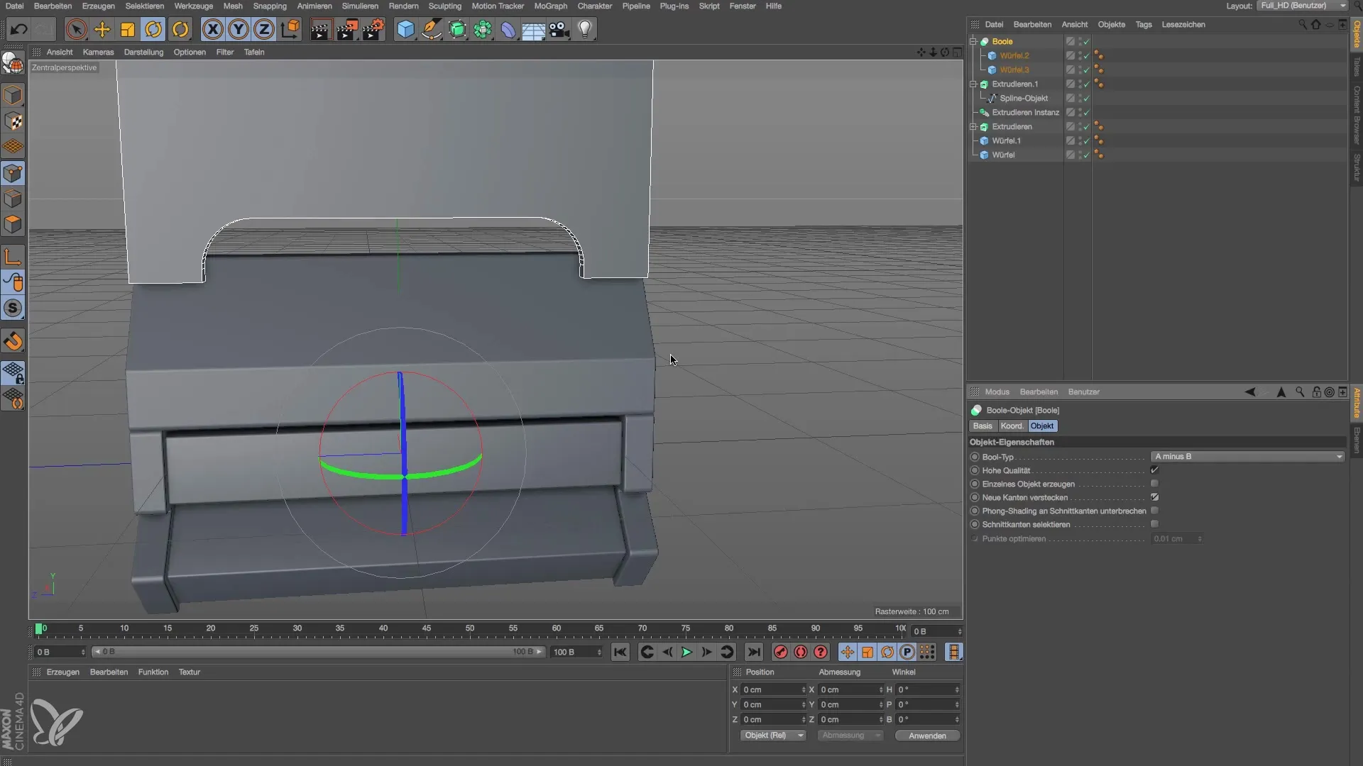 Geneigte Deckenanschlüsse in Cinema 4D erstellen Geneigte Deckenanschlüsse in Cinema 4D erstellen