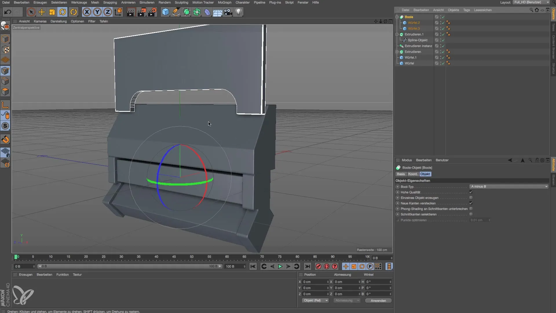 Geneigte Deckenanschlüsse in Cinema 4D erstellen Geneigte Deckenanschlüsse in Cinema 4D erstellen
