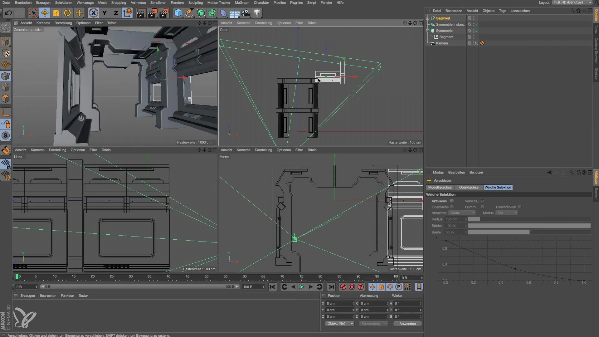 „Effizientes Modellieren einer Raumstation in Cinema 4D“ „Effizientes Modellieren einer Raumstation in Cinema 4D“