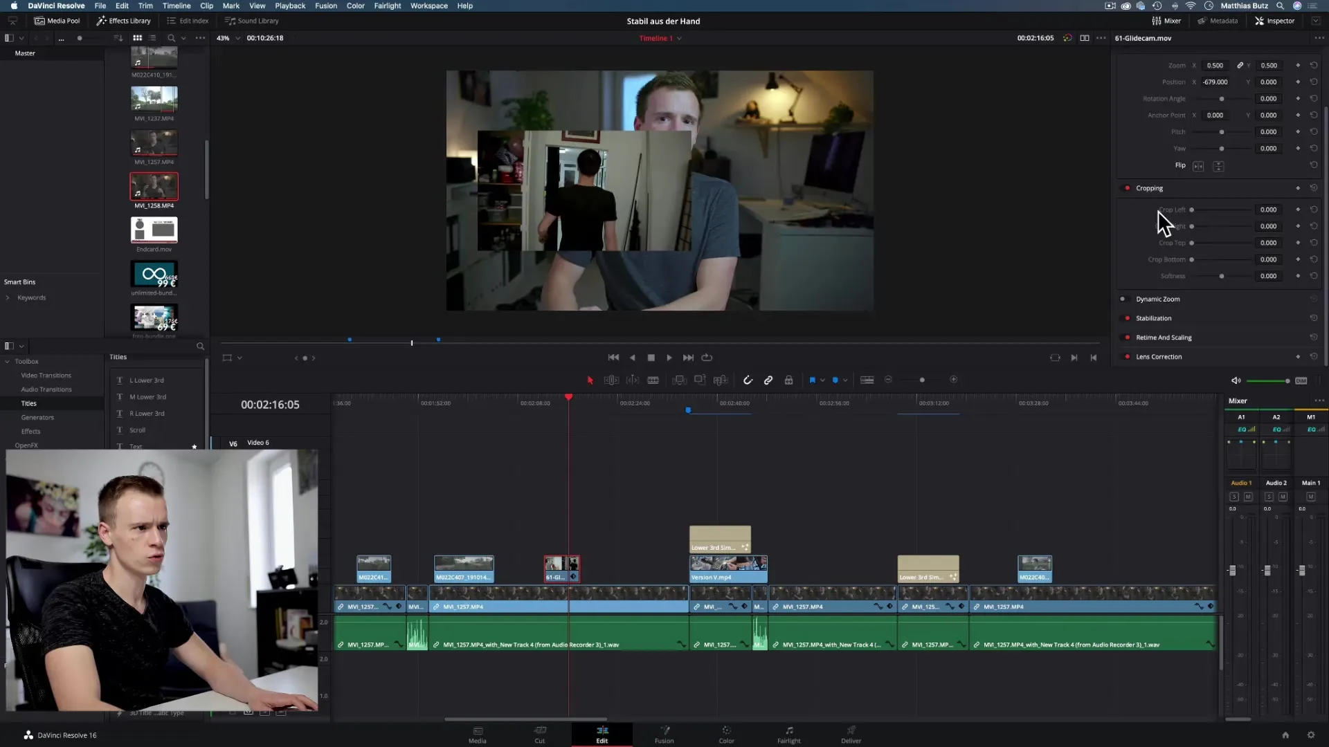 DaVinci Resolve: Using the Inspector Correctly DaVinci Resolve: Using the Inspector Correctly