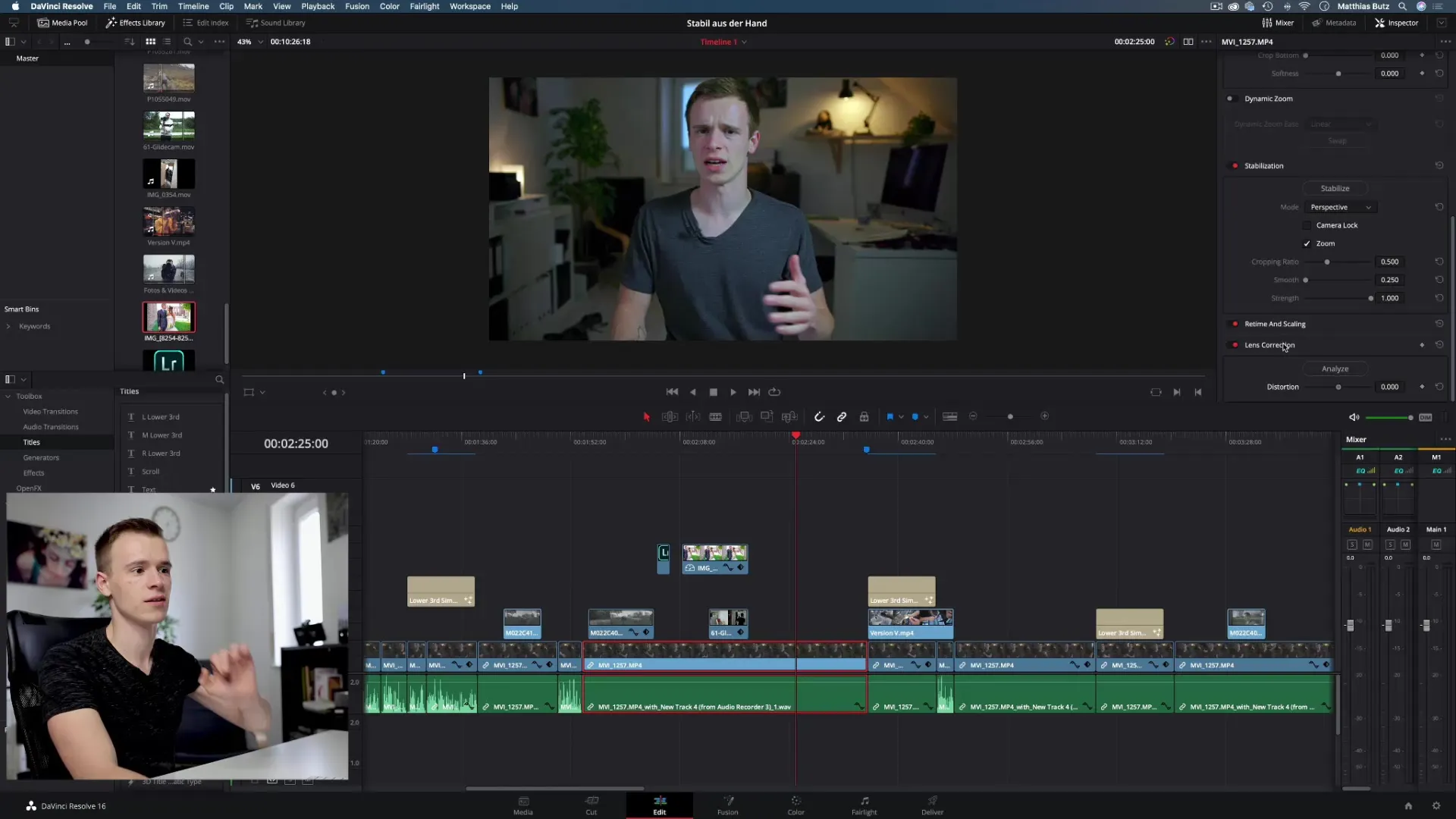 DaVinci Resolve: Using the Inspector Correctly DaVinci Resolve: Using the Inspector Correctly