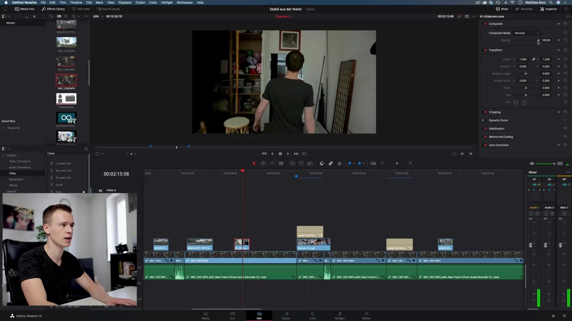 DaVinci Resolve: Using the Inspector Correctly DaVinci Resolve: Using the Inspector Correctly