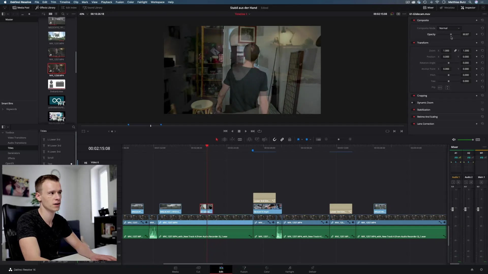 DaVinci Resolve: Proper use of the Inspector DaVinci Resolve: Properly Using the Inspector