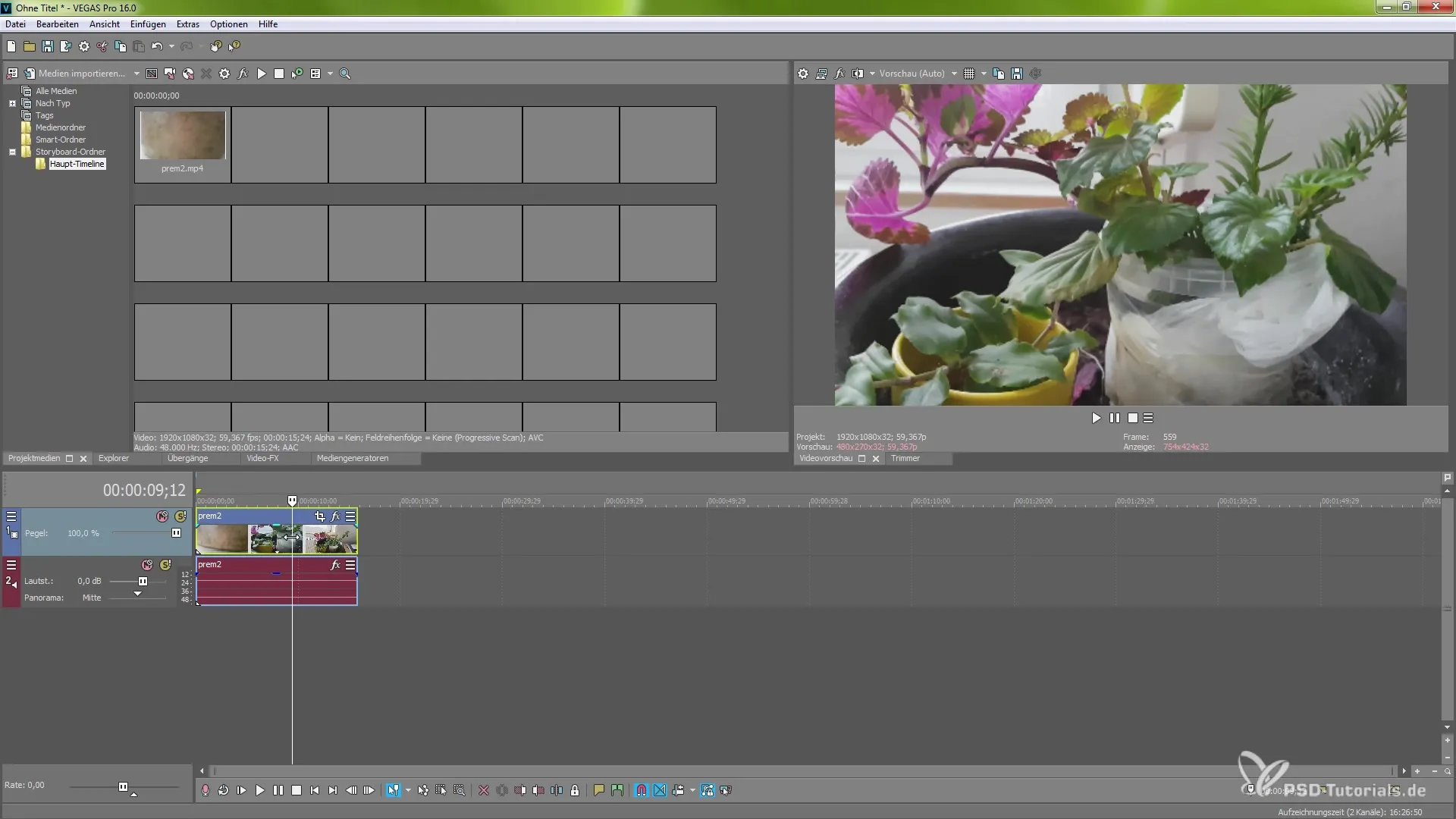 Entdecke die neuen Funktionen von MAGIX VEGAS Pro 16 Entdecke die neuen Funktionen von MAGIX VEGAS Pro 16